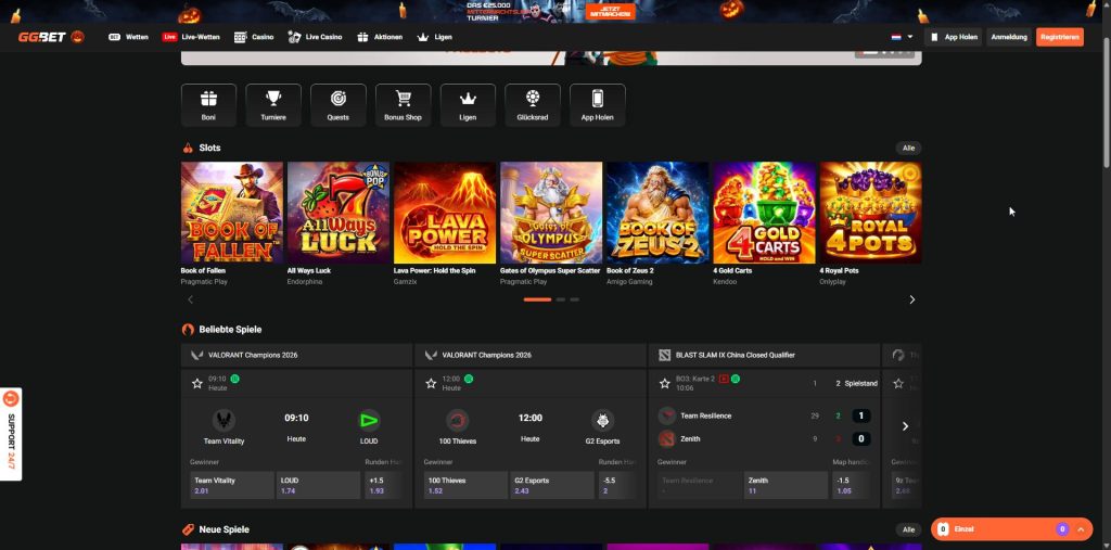 GGbet – Sweet Bonanza, Aktivierung über die Kasse